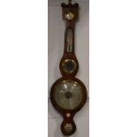 Mahogany barometer - P. Corti, Exeter