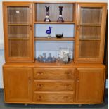 Glazed Ercol display cabinet