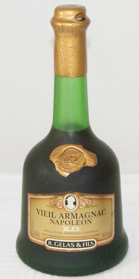 Bottle 70cl Vieil Armagnac Napoleon XO-B Gelas et Fils