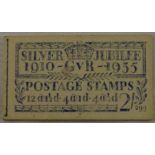 1935 Jubilee GB stamp booklet 2/- with s tamps