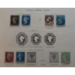 SNEF's stamp album inc. Penny Black