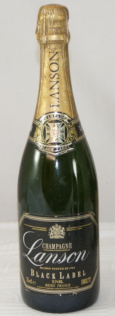 Bottle 75cl Lanson Black Label Champagne