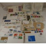 Box of loose stamps