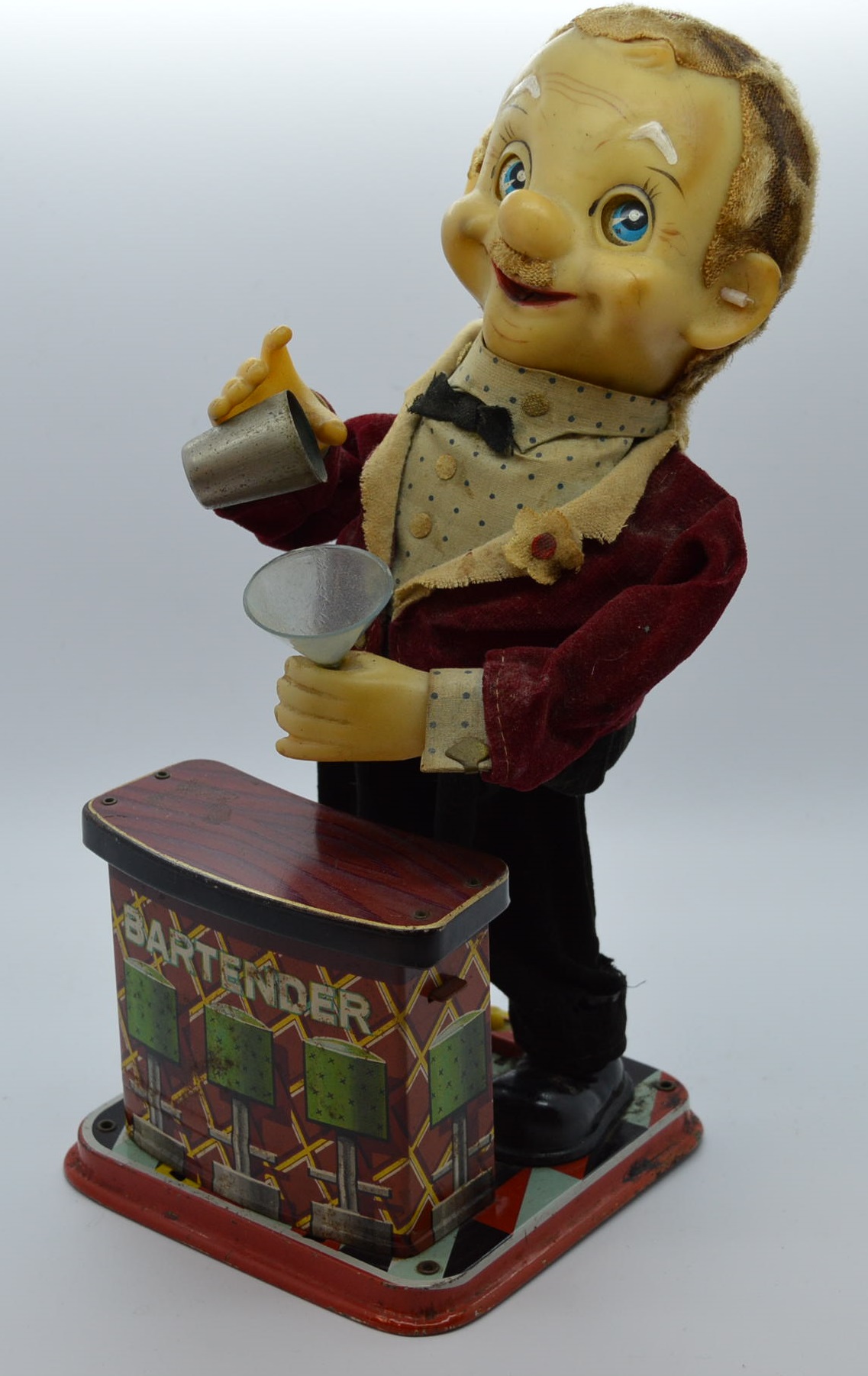 Tin plate Bartender - battery operated