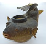 Puffer fish lampshade