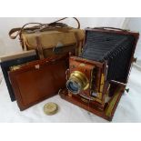 Thornton Pickard half plate camera