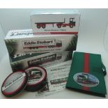 Collection of Eddie Stobart lorries, wallet & table mats