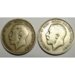 1913 & 1918 Halfcrowns (2)