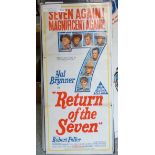 1966 Film Poster - Return of the Seven 13'x 30'