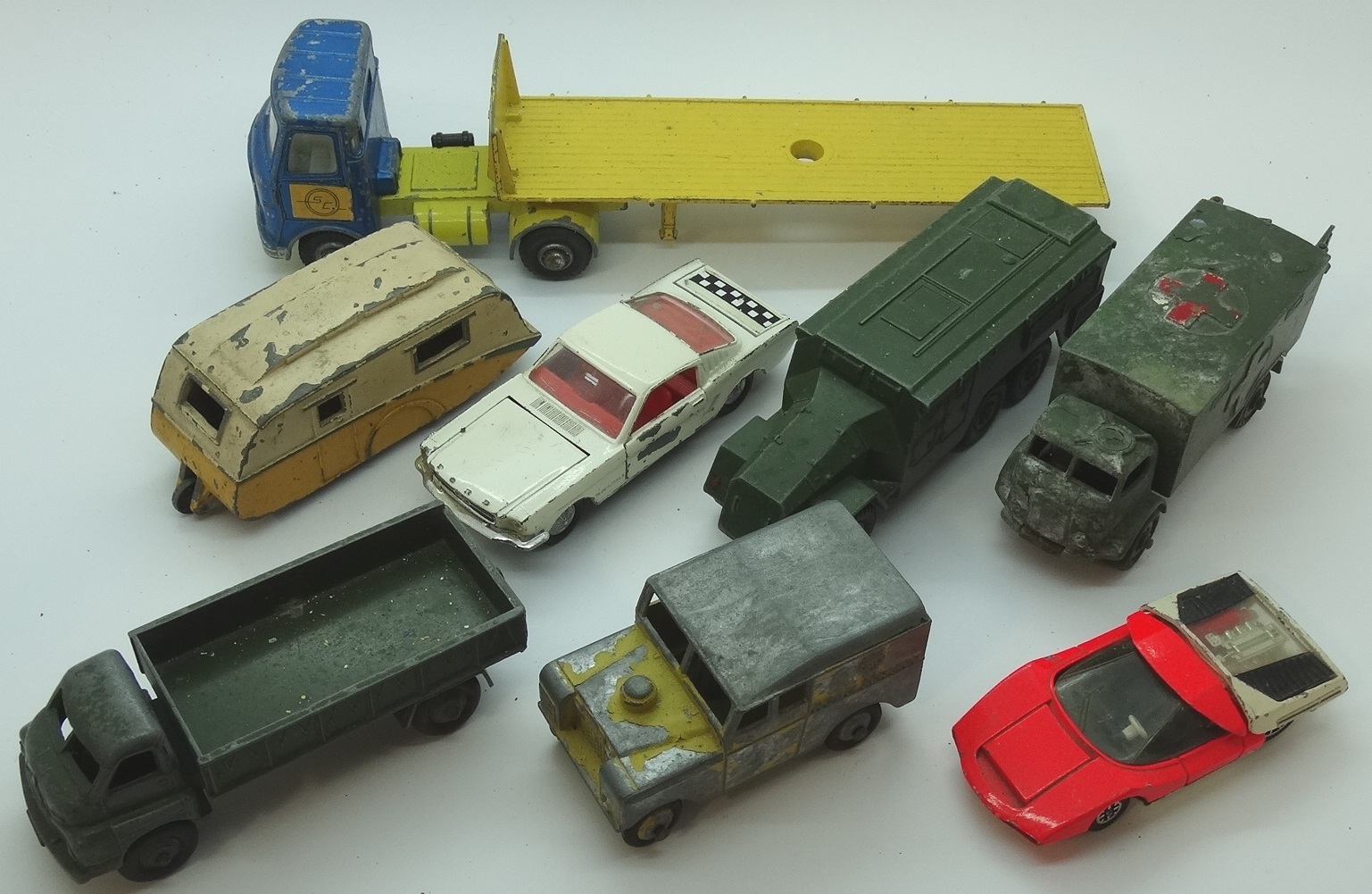 Dinky - 8 various model vehicles