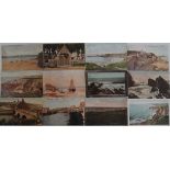 12 Bude Cornwall postcards