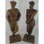 Pair of Austin Golfing figures