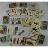 Various cigarette cards - part sets & packets