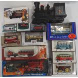 Various model lorries, buses etc.