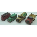 Dinky - 2 Vans, Bedford lorry & Refuse lorry