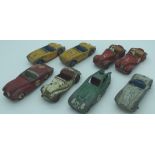 Dinky 8 model Classic sports cars