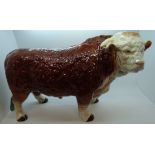 Melba Ware Hereford Bull 10'hx16'l