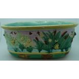 Majolica ovoid planter 12.5'l