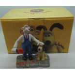 Coalport Wallace & Gromit figure - Ready for Take Off (boxed)