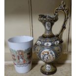 1919 Peace mug & pottery jug