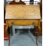 Oak small bureau