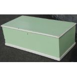 Painted pine blanket box