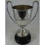 1889 Silver Point to Point Presentation cup 12.5'h