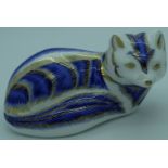 Royal Crown Derby Arctic Fox paperweight