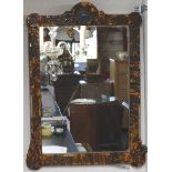 French Tortoiseshell & gilt mirror