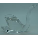 Baccarat glass Swan