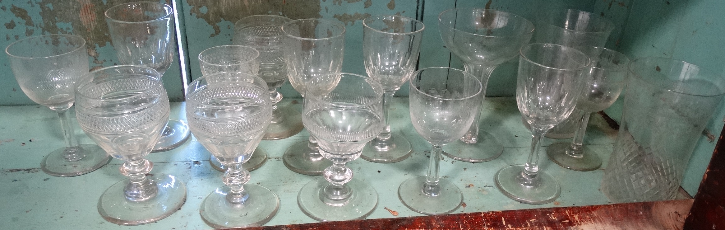 15 Various glasses