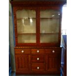 Pine glazed dresser