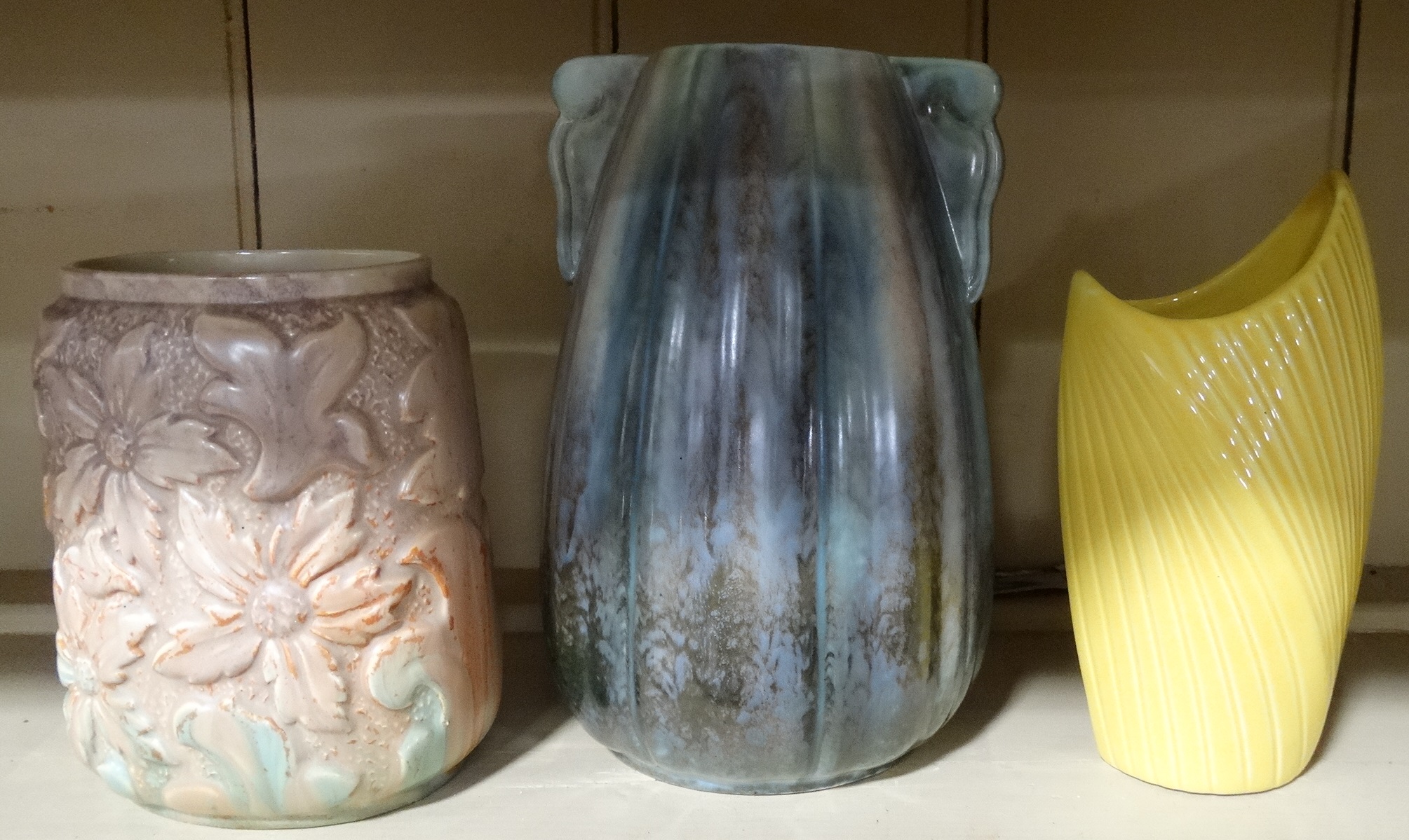 3 Sylvac vases