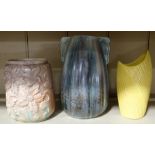 3 Sylvac vases