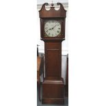 Oak Longcase clock - W. Preddy, Langport