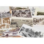 Quantity of Edwardian and other vintage postcards Australia related including souvenir card folder