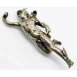 Edwardian period HM Silver miniature figure Greek god Hermes c.1903 Chester 2.5ins H approx 30.5g