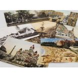 Quantity of Edwardian and other vintage 20th c collectors postcards Canada related 53 items in lot