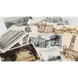 Quantity of Edwardian and other vintage collectors postcards Italy related black & white and sepia