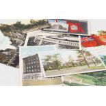 Quantity of Edwardian and other vintage 20th c collectors postcards Canada related 60 items in lot