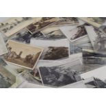 Quantity of Edwardian and other vintage collectors postcards Isle of Wight related 90 items in lot