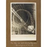 VERKEHR - Aviatik - Graf Zeppelin - Privates Album mit 12 mont. Original-Photographien.