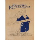 Ringelnatz, Joachim. Flugzeuggedanken. Berlin, Rowohlt, 1929. 4°. 156 S. Ill. OLwd. (Kapitale leicht