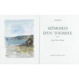 Rémon, Jean-Pierre - Stendhal. Mémoires d'un Touriste (fragments). Mit 26 farb. Original-Gouachen v.