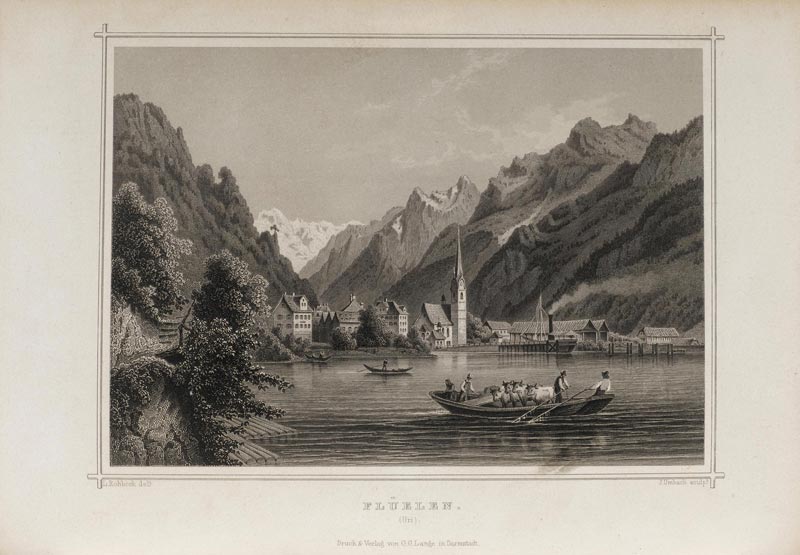 Runge, H. La Suisse. Collection de Vues pittoresques avec Texte historique-topographique. Übers. - Image 2 of 2