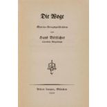 Ringelnatz, Joachim [hier noch als Hans Bötticher]. Die Woge. Marine-Kriegsgeschichten. München,