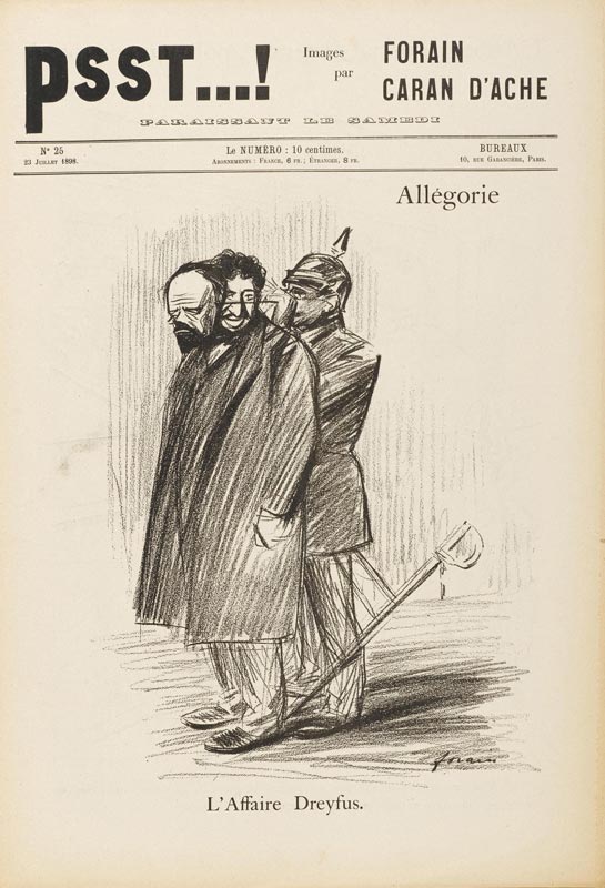 DREYFUS-AFFAIRE - Psst...! Images par Forain et Caran D'Ache. Jg. 1898, Nr. 1-48, Jg. 1899, Nr.