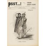 DREYFUS-AFFAIRE - Psst...! Images par Forain et Caran D'Ache. Jg. 1898, Nr. 1-48, Jg. 1899, Nr.