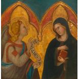 FREDI, BARTOLO DI (circa 1330 Siena circa 1409) The Annunciation. Circa 1388-90. Tempera and gold