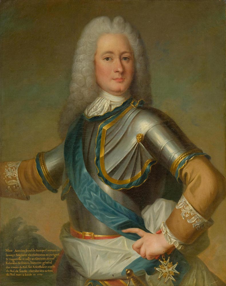 FRANCE, 18th CENTURY. Portrait of Marc Antoine Front de Beaupoil (1689-1749), French Ambassador to